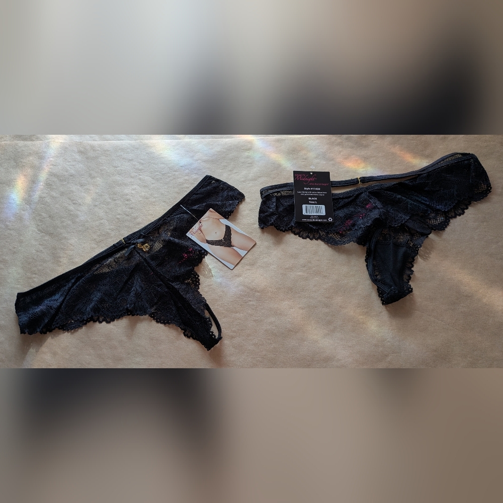 Seven Til Midnight Lace Thong